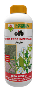 Aceto erbicida biologico per erbe infestanti 1 litro cifo - Italy Green Life
