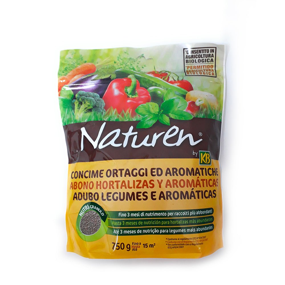 Concime biologico granulare per ortaggi ed aromatiche 750 gr - Italy Green Life