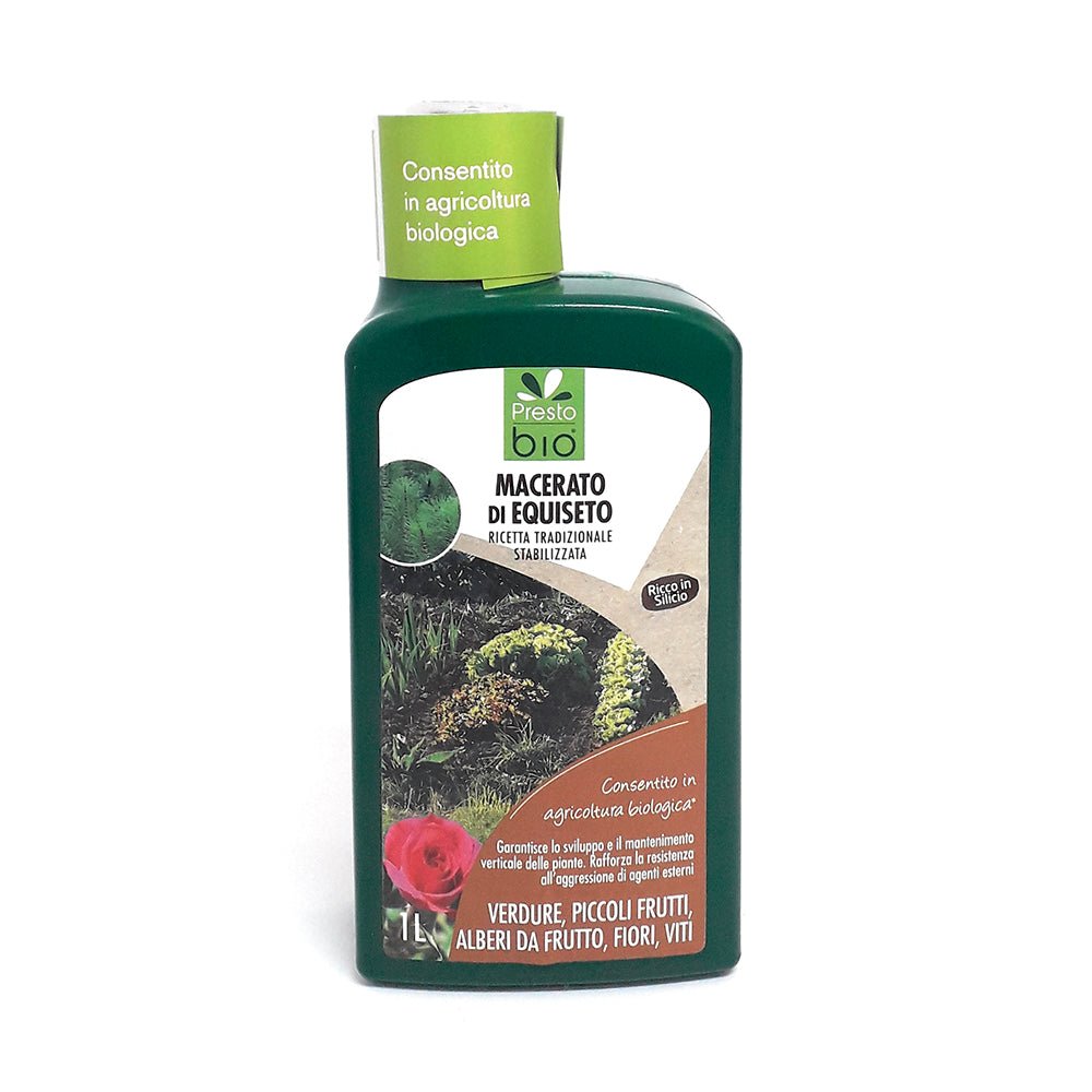 Concime biologico macerato di equiseto presto bio 1 litro - Italy Green Life