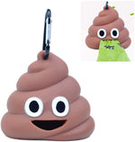 Dispenser di sacchetti igienici per cane e gatto a forma di pou - Italy Green Life