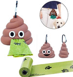 Dispenser di sacchetti igienici per cane e gatto a forma di pou - Italy Green Life