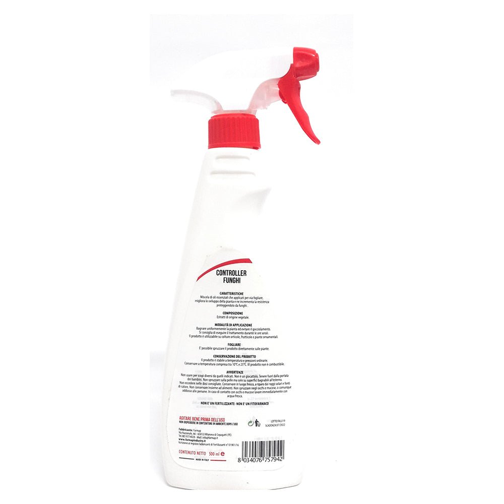 Fungicida biologico per piante e fiori spray ue bio 500 ml - Italy Green Life