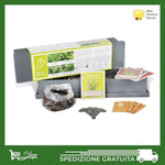 Kit orto da interno con semi di Prezzemolo, erba cipollina, Basilico e Timo - Italy Green Life