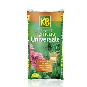 Terriccio Universale per piante fiori e orto Kb 10 Litri - Italy Green Life