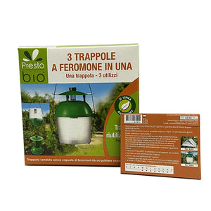 Kit per la lotta bio contro il verme della ciliegia: Trappola + feromoni - Italy Green Life