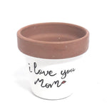 Vaso per piante in ceramica artigianale regalo festa della mamma - Italy Green Life